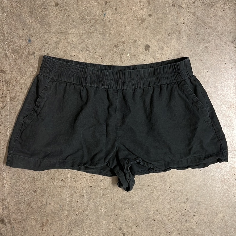 Black Linen Shorts from Target, Size XXL